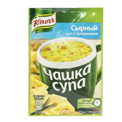 Суп Кнорр Чашка супа Сырный с сухариками
