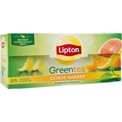 Чай Липтон Citrus Green Tea 25 пак.