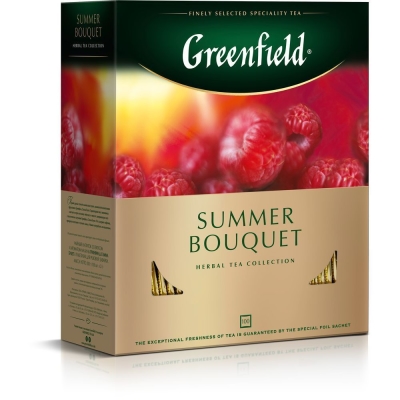 Чай Гринфилд Summer Bouquet на травах 100 пак.
