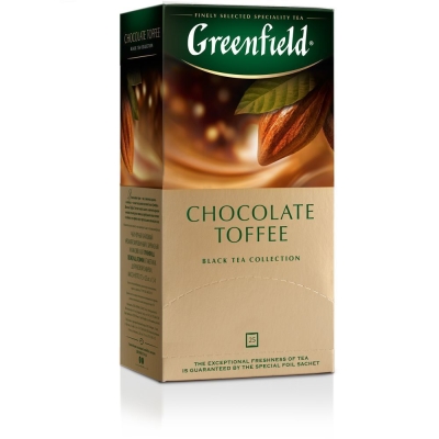 Чай Гринфилд Шоколад Тоффи 25 пак.