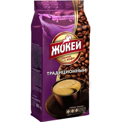 Кофе Жокей Традиционный зерно