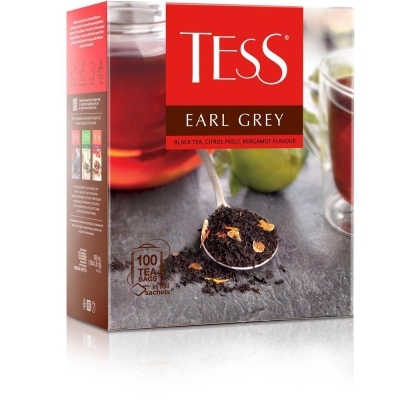 Чай Tess Эрл Грей 100 пак.