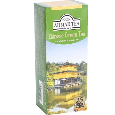 Чай Ахмад Китайский зеленый 25 пак. с яр.