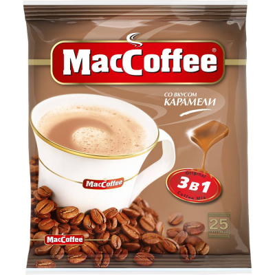 Кофе Мак кофе 3 в 1 карамель