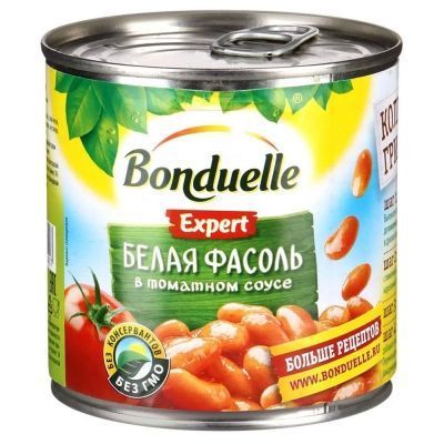 Фасоль белая в томатном соусе Бондюэль