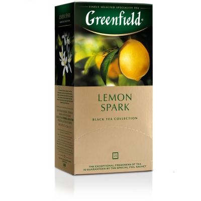 Чай Гринфилд Lemon Spark 25 пак.