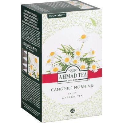 Чай Ahmad Tea Травяной чай с ромашкой и лимонный сорго 20 конв. из фольги