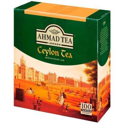 Чай Ahmad Tea Цейлон 100 пак. с/я