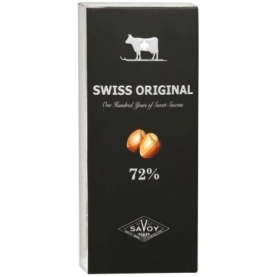 Шоколад Swiss Original горький с фундуком картон