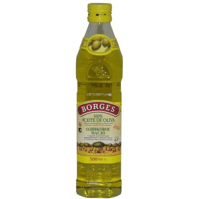 Масло оливковое Borges 100% 0,5 л + 0,25 л в подарок
