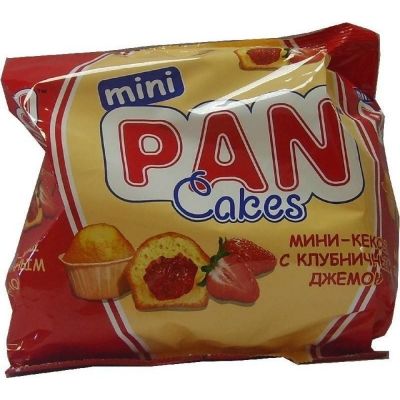 Кекс-мини PAN CAKES c Клубничным Джемом
