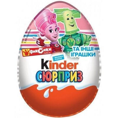 Шоколадное яйцо Киндер Сюрприз Фиксики