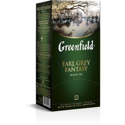 Чай Гринфилд Earl Grey fantasy Бергамот 25 пак.