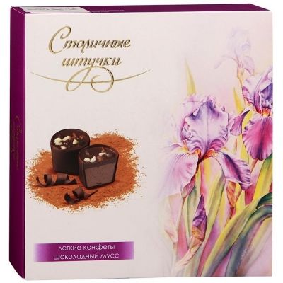 Конфеты шоколадные в коробке Ореховая компания Шоколадный мусс