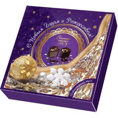 Конфеты шоколадные в коробке Ореховая компания Шоколадный мусс НГ