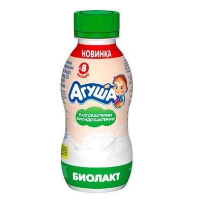 Напиток кисломолочный Агуша Биолакт 3,2%