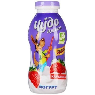 Йогурт Чудо Детки Клубника 2,5%
