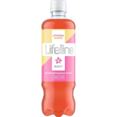 Напиток Lifeline Beauty клубника и ваниль негазированный