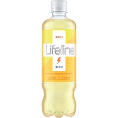 Напиток Lifeline Energy лимон негазированный