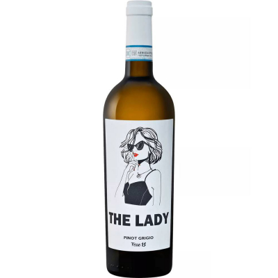 Вино Леди 2019 белое сухое (The Lady), 9-15 %