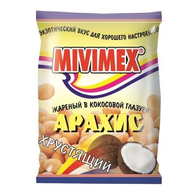 Арахис жареный Mivimex в кокосовой глазури пакет