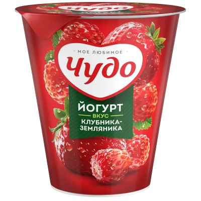 Йогурт Чудо Клубника-Земляника 2,5% (стакан)