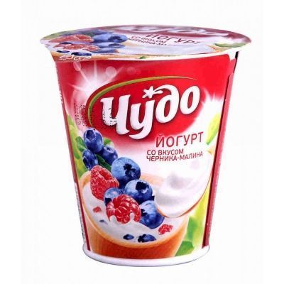 Йогурт Чудо Черника-Малина 2,5% (стакан)