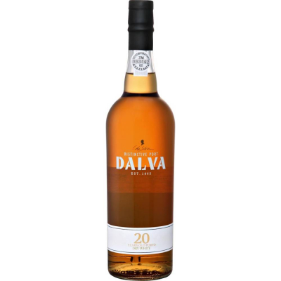 Вино ликерное Далва Драй Уайт Порто 20 лет выдержанное белое (Dalva Dry White Porto 20 years old), 20 %