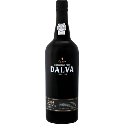 Вино ликерное Далва 2008 Винтаж Порто выдержанное красное (Dalva 2008 Vintage Porto), 20 %