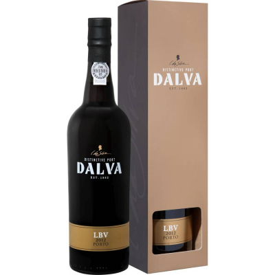 Вино ликерное Далва ЛБВ Порто 2012 выдержанное красное (Dalva LBV Porto 2012), 20 % в подарочной упаковке