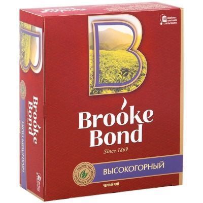 Чай Брук Бонд Высокогорный черный 100 пак.