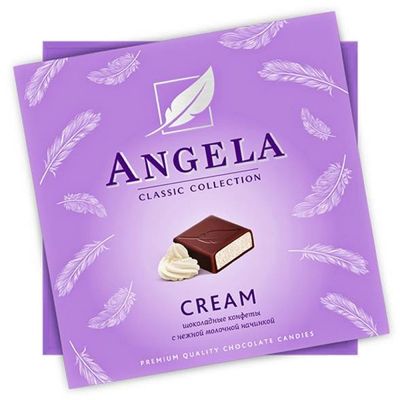 Конфеты в коробке Angela Classic Collection молочная начинка
