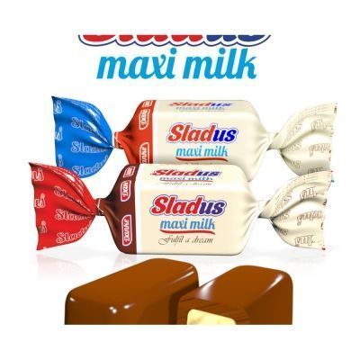 Конфеты с молочной начинкой Sladus maxi milk