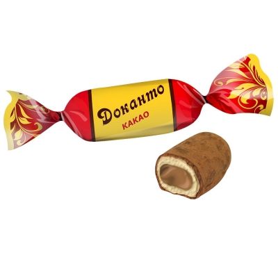 Карамель Невский кондитер Доканто какао глазированная в обсыпке какао-порошком