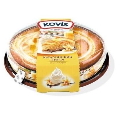 Пирог бисквитный Kovis с начинкой ваниль