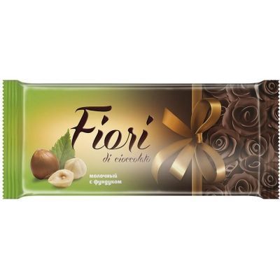 Шоколад Фиори молочный с фундуком
