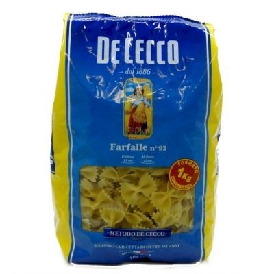Макароны Италия DeCecco Фарфалле-93 из твердых сортов пшеницы