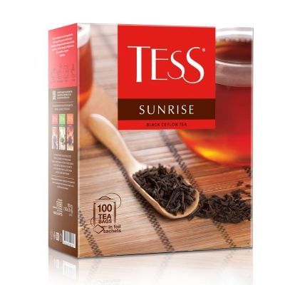 Чай Tess Sunrise черный 100 пак.