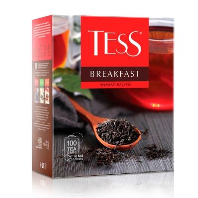 Чай Tess Breakfast черный 100 пак.