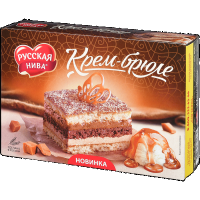 Торт Русская нива Крем-брюле