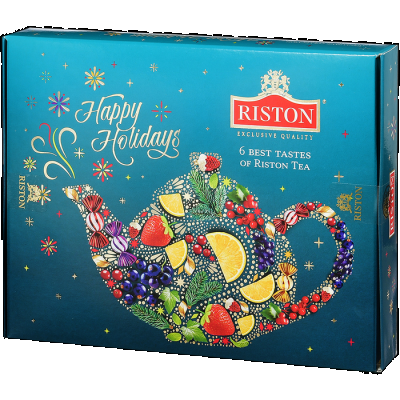 Чай Ристон Счастливых праздников ассорти 6 видов по 4пакетика