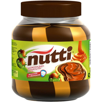 Паста Нутти шоколадно-карамельная