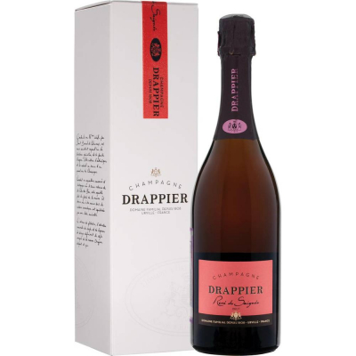 Шампанское Розе Драпье Rose брют розовое (Drappier Champagne brut), 12 % в подарочной упаковке