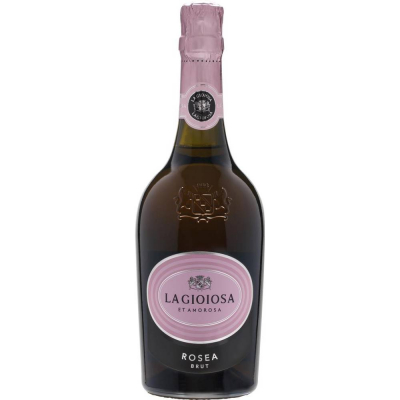 Вино игристое Ла Джойоза РОЗЕА розовое брют (La Gioiosa Rosea), 11 %