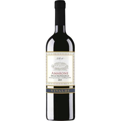 Вино Вивальди Амароне делла Вальполичелла аи Колли 2015 выдержанное красное полусухое (Vivaldi Amarone Della Valpolicella ai Colli), 15,5%