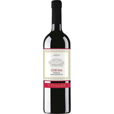 Вино Вивальди Корвина 2016 красное полусухое (VIVALDI CORVINA), 12,7%