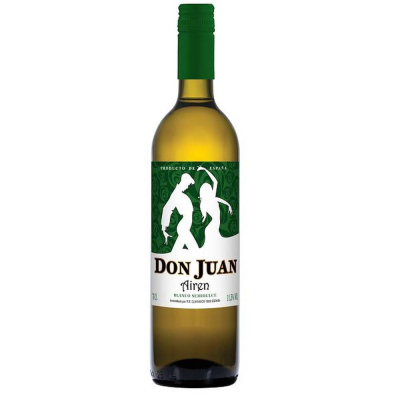 Вино Дон Хуан Айрен столовое белое полусладкое (DON JUAN AIREN Blanco Semidulce), 11,5 %