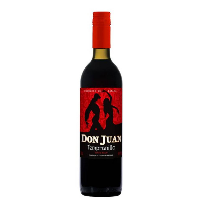 Вино Дон Хуан Темпранильо столовое красное сухое (DON JUAN TEMPRANILLO TINTO SECO), 12%