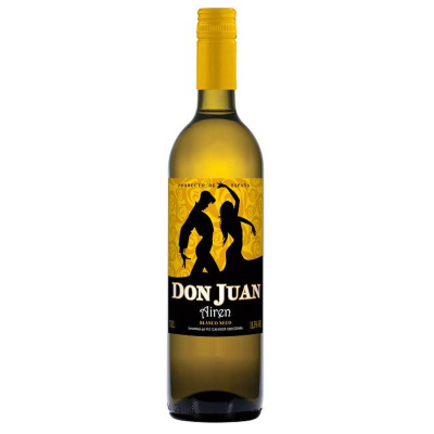 Вино Дон Хуан Айрен столовое белое сухое (DON JUAN AIREN Blanco Seco), 11,5 %