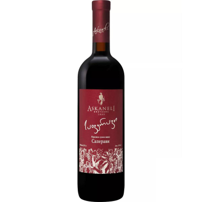 Вино Братья Асканели Саперави красное сухое, 12,5 %